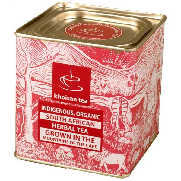 Khoisan Organic Bourbon Vanilla Rooibos loose tin