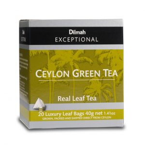 dilmah exceptional ceylon green tea Box