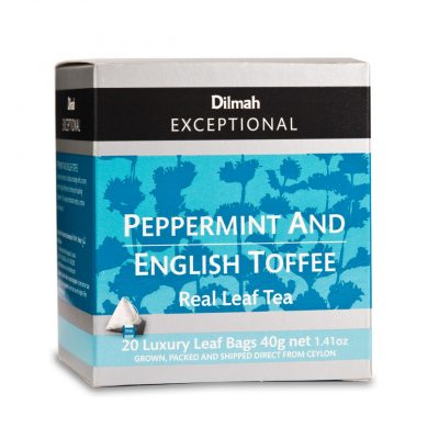 dilmah exceptional peppermint english toffee